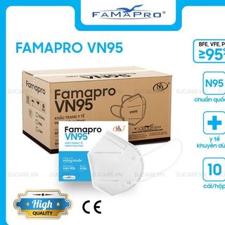 THÙNG 50 HỘP KHẨU TRANG Y TẾ FAMAPRO VN95