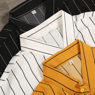 Sỉ áo sơ mi trơn cổ trụ