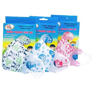 HỘP 10 KHẨU TRANG 5D KIDS MASK CHO BÉ giá sỉ