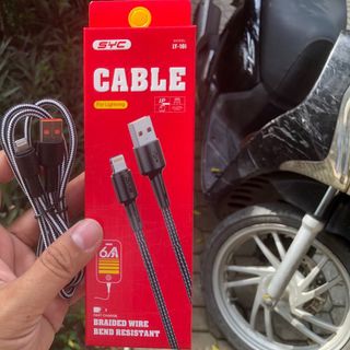 Cáp dù SYC LY-10M LY-10T, LY-10I sạc nhanh micro, Type C iphone