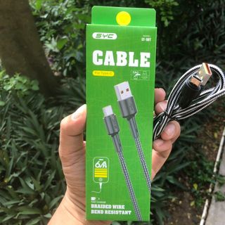 Cáp dù SYC LY-10M LY-10T, LY-10I sạc nhanh micro, Type C iphone