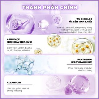 Sữa Rửa Mặt Tia'm Ốc Sên Làm Dịu & Phục Hồi Da 200ml Snail & Azulene Low pH Cleanser
