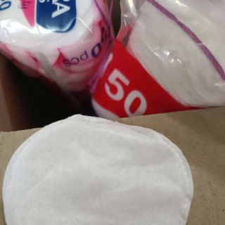 Bông Tẩy Trang AuraBeauty  150 Miếng may viền