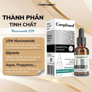 Serum Compliment Dưỡng Da, Cải Thiện Da Dầu Mụn và Thâm nám 27ml