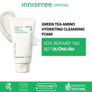 Sửa rửa mặt Innisfrees trà xanh mẫu mới