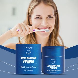 Bột tẩy trắng răng hương bạc hà, làm sạch răng miệng, tẩy trắng răng, loại bỏ mùi hôi, bảo vệ giúp răng chắc khoẻ ( Hàng Giá Tận Xưởng )