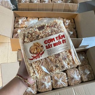 CƠM TẤM SẤY MUỐI ỚT: ĂN LÀ NHỚ, NHỚ LÀ MUA 500G - WINNIE HOUSE