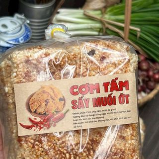 CƠM TẤM SẤY MUỐI ỚT: ĂN LÀ NHỚ, NHỚ LÀ MUA 500G - WINNIE HOUSE
