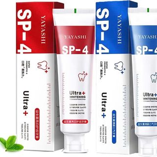 Kem Đánh Trắng Răng Tự Nhiên SP4 Ultra - Giảm ê buốt, khử Ổ Vàng, Sạch Mảng Bám, Hôi Miệng