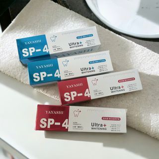 Kem Đánh Trắng Răng Tự Nhiên SP4 Ultra - Giảm ê buốt, khử Ổ Vàng, Sạch Mảng Bám, Hôi Miệng