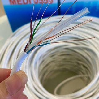Cáp mạng, Dây mạng Cat6 Nasun MEDI 0555, dây màu trắng