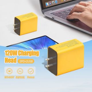 Bộ sạc nhanh 120W PD USB Type-C,Củ sạc nhanh 3.1A 4 Cổng,Bộ Chuyển Đổi Sạc 3.0 cho máy tính bảng,điện thoại