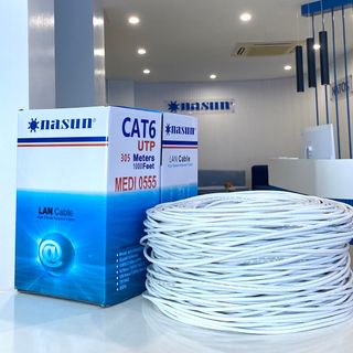 Dây mạng UTP Cat6 Nasun MEDI 0555