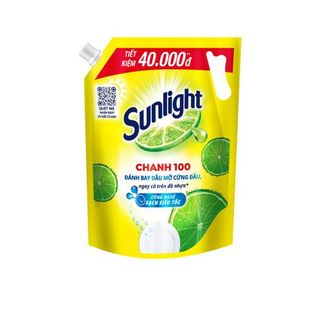 Nước rửa chén SUNLIGHT Chanh100 Túi 3.5kg
