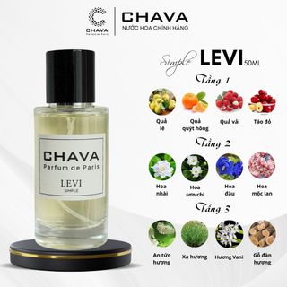 NƯỚC HOA SIMPLE LEVI 50ML PHONG CÁCH XỊT NẮP NAM CHÂM CAO CẤP - CHAVA