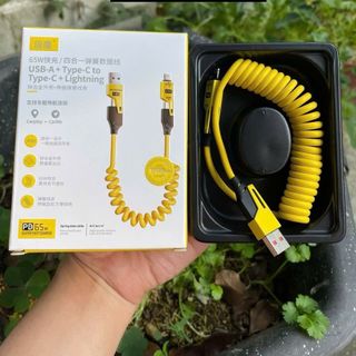 Cáp sạc nhanh 4in1 65W
