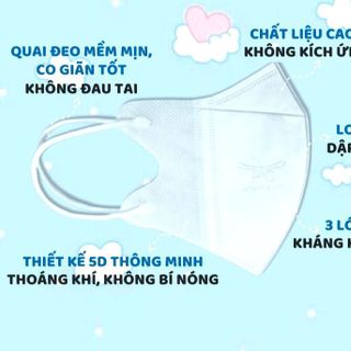 KHẨU TRANG 5D PHƯỢNG CÁT