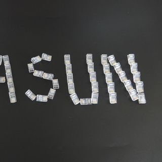 Đầu bấm mạng, Hạt mạng xuyên thấu Nasun NS-952 chân cắm dày 0.35mm Đồng nguyên chất, túi 100 hạt