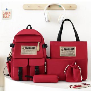 BALO COMBO 5 MÓN ĐA DỤNG CHỐNG THẤM VẢI POLYESTER CAO CẤP QUẢNG CHÂU WH746 - WINNIE HOUSE