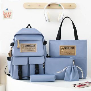 BALO COMBO 5 MÓN ĐA DỤNG CHỐNG THẤM VẢI POLYESTER CAO CẤP QUẢNG CHÂU WH746 - WINNIE HOUSE