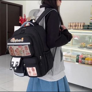 BALO HỌC SINH CHỐNG THẤM CAPYBARA SIÊU CUTE HOT TREND WH745- WINNIE HOUSE