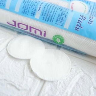 Bông Tẩy Trang JOMI Nhật Bản 100% COTTON, Tiết Kiệm Toner, Siêu Dày Mịn , Không Gây Xơ