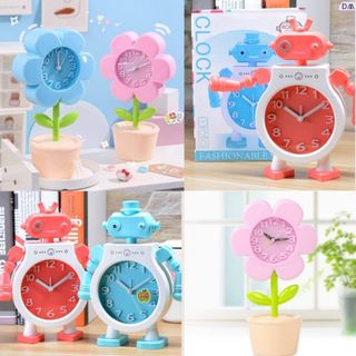 ĐỒNG BÁO THỨC hình dáng đáng yêu trang trí nhiều màu dễ thương có báo thức, ĐỒNG HỒ để bàn độc đáo