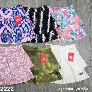 Váy 2 tầng lining logo thêu Size s m l xl Ri 2222 Tách nửa ri được