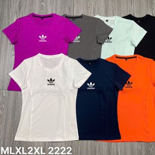 Áo nữ thể thao logo in Size m l xl xxl Ri 2222 Tách nửa ri được