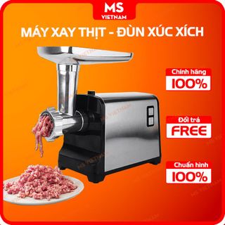 Máy Xay / Đùn Thịt, Xúc Xích, Củ Quả Công Suất Lớn - BH 12 Tháng - MS Viet Nam