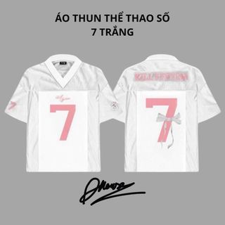 Áo thun thể thao in số 7. Giá sỉ - giá bán buôn