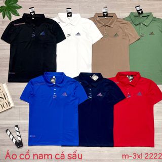 Áo cổ nam cá sấu das Chất liệu: poly cá sấu Size: MLXL2X3X Ri: 22222 Tách nửa ri được