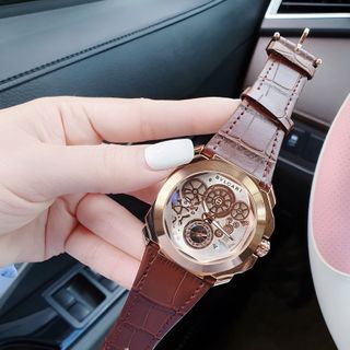 XẢ KHO ĐỒNG HỒ NAM TRUNG CẤP BVLG DÂY DA MẶT VÒNG CHẠY FULL KIM