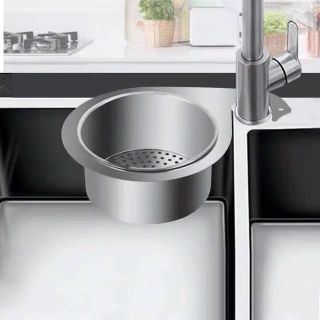 Khay Lọc Rác Cài Vòi Nước Inox 201 Hình Thiên Nga, Dụng Cụ Lọc Rác Bồn Rửa Bát Ngăn Tắc Bồn Rửa