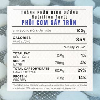 Sỉ Phôi cơm sấy Tròn gạo thơm Thuận Khánh