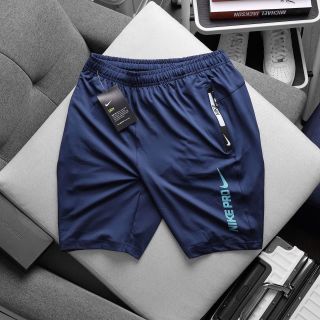 Short Nik thun poly dày dặn mịn mát , trơn láng, co giãn 4c, 3 túi khoá kéo Size : m l xl 2xl 3xl /12221 5 màu /ri 40c
