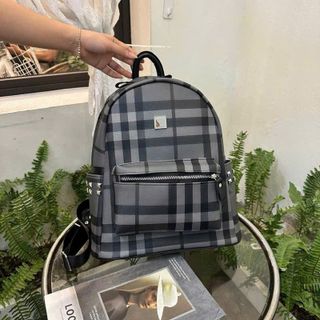 BALO DA KẺ CARO ĐI HỌC ĐI CHƠI, QUAI BẢN TO ÊM ÁI, SIZE 40, PHONG CÁCH "CHẤT" WH750 - WINNIE HOUSE