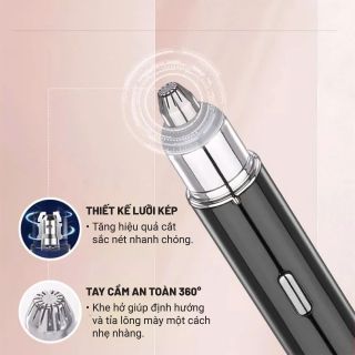 Máy Tỉa Lông Mày Hyundai FC033BK Bảo Hành 12 Tháng