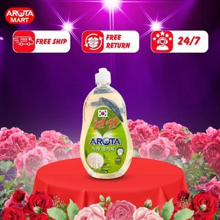 Nước rửa chén thực vật Arota Trà Xanh 860gr Hàn Quốc