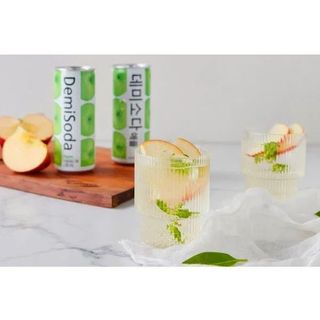 NƯỚC SODA HQ DEMI (LỐC 10 LON ) VỊ ĐÀO/TÁO 250ML