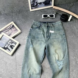 Quần jean ôm body co giãn bigsize mã 344