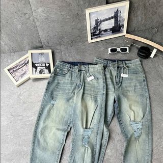 Quần jean ôm body co giãn bigsize mã 344