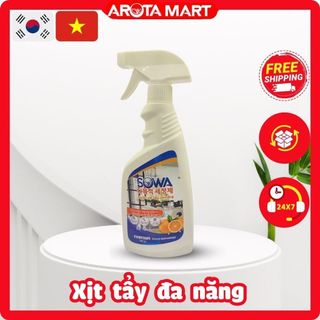 Chai xịt tẩy rửa Sowa xịt tẩy đa năng tẩy bay cặn bẩn cứng đầu 500ml Hàn Quốc