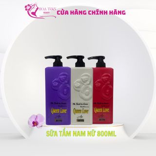 Sữa Tắm QUEEN LOVE 800ml đẹp Da hương nước hoa cao cấp giá sỉ