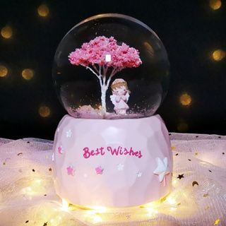 QỦA CẦU TUYÊT nhân vật hoạt hình dễ thương, MÔ HÌNH quả cầu pha lê decor trang trí