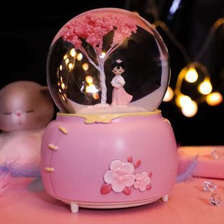 QỦA CẦU TUYÊT nhân vật hoạt hình dễ thương, MÔ HÌNH quả cầu pha lê decor trang trí