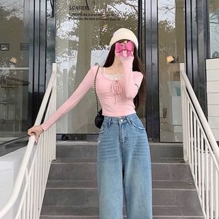 Quần jean ống suông bigsize mã 238