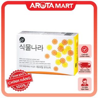 Xà bông Thực Vật Dưỡng Da Shingmulnara Tinh dầu Hoa cúc 100g Hàn Quốc