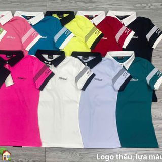 Áo cổ bẻ TItleist cao cấp thun poly - Size : S M L XL ( phom lớn ) Ri 2222 Tách nửa ri được - 11 Màu Sẵn kho