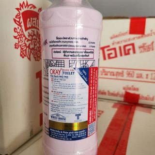Nước Tẩy Toilet OKAY PINK Hàng Thái Lan Chính Hãng 960ml-Nhập Khẩu